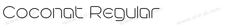 Coconat Regular字体转换